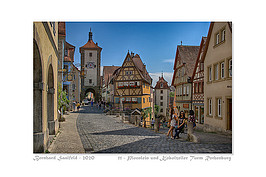 Bernhard Saalfeld - 11 - Ploenlein und Kobolzeller Turm Rothenburg_800